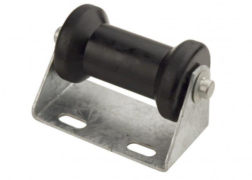 C.E. Smith - C.E. Smith Stationary Keel Roller Bracket for 3in. Wide Tongue - 3-1/2in. Hole Centered - 5in. Roller - 32150G