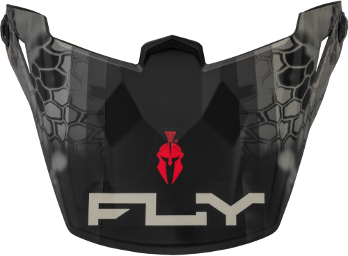 Fly Racing - Fly Racing Visor for Kinetic S.E. Kryptek Helmet - Matte Moss Gray/Black - F73-8672