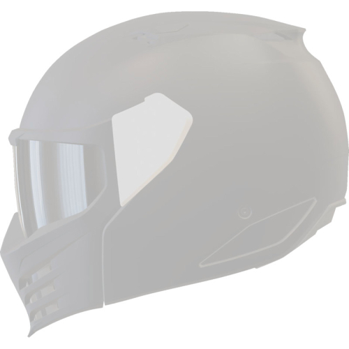 Icon - Icon Side Plate Kit for Elsinore Helmet - Gloss White - 0133-1664