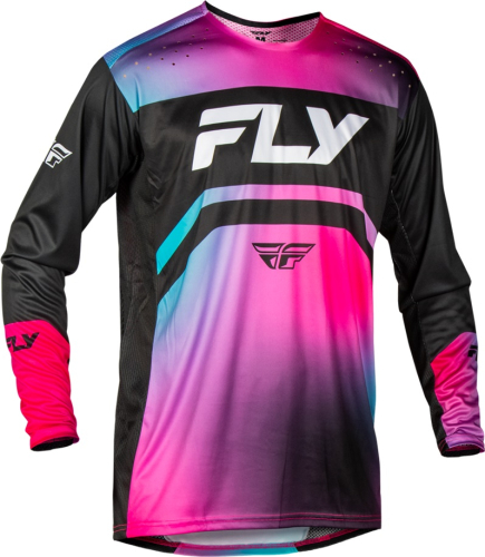 Fly Racing - Fly Racing Rayce Jersey - 378-051S - Fuschia/Black/Teal - Small