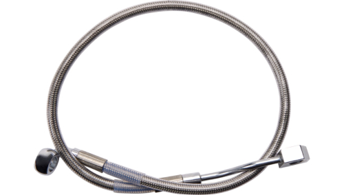 Drag Specialties - Drag Specialties Clear Coated Standard Length ABS Stainless Steel Rear Brake Line Kit - 1741-6344