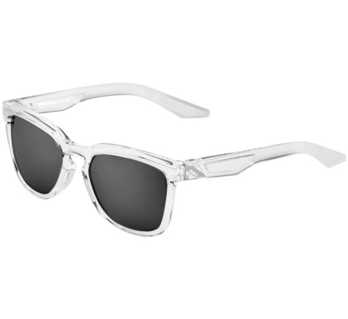 100% - 100% Hudson Sunglasses - 60027-00006 - Crystal Haze / Black Lens - OSFM