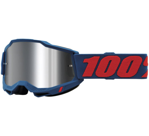 100% - 100% Accuri 2 Odeon Goggles - 50014-00010 - Odeon / Flash Silver Lens - OSFM
