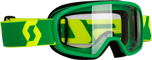 Scott USA - Scott USA Buzz Mx Youth Goggles - 272838-1412043 - Green/Yellow / Clear Lens - OSFM