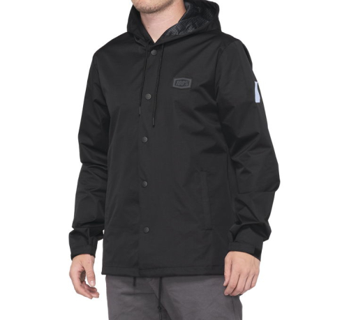100% - 100% Tempus Jacket - 20038-00000 - Black - Small