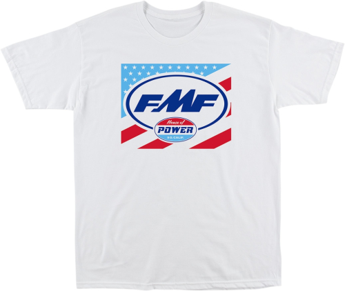FMF Racing - FMF Racing House of Freedom T-Shirt - SP22118904WHL - White - Large