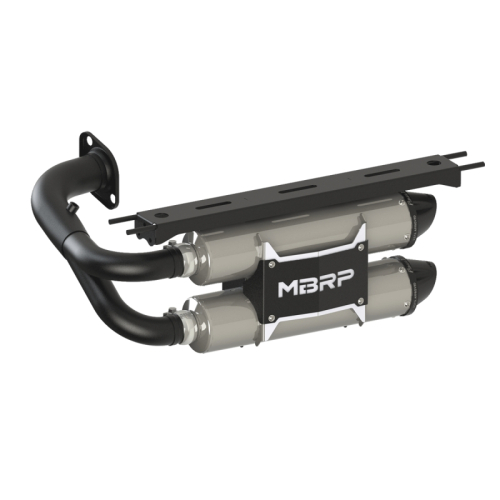 MBRP - MBRP Power Tech 4 Dual Exhaust System - Stainless Steel - AT-9110PT