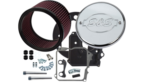S&S Cycle - S&S Cycle Air Cleaner Kit With Cover - S&S Logo cover - 170-0295D