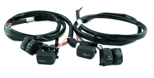 Twin Power - Twin Power Handlebar Switch Kit - Black - 370300