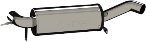 MBRP - MBRP Power Tech 4 Dual Exhaust System - Stainless Steel - AT-9213PT