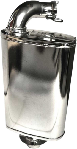 BikeMan Performance - BikeMan Performance Full Velocity Muffler - Ceramic Chrome - 02-325-SC