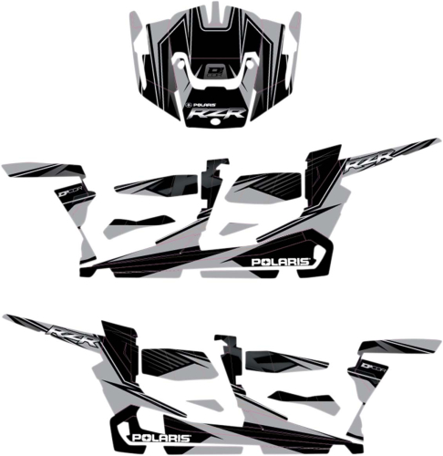 DCOR - DCOR Graphic Kit - Silver/Black - 20-60-119
