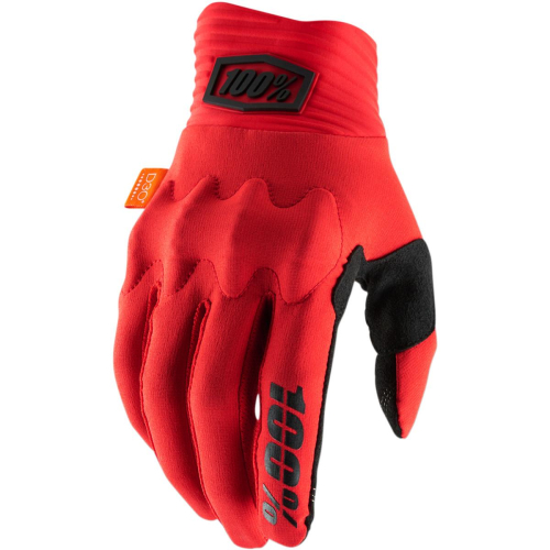 100% - 100% Cognito Gloves - 10013-013-12 - Red/Black - Large