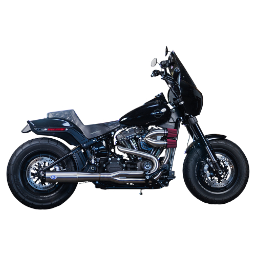 S&S Cycle - S&S Cycle Superstreet 2-Into-1 Exhaust Systems - 550-0996B