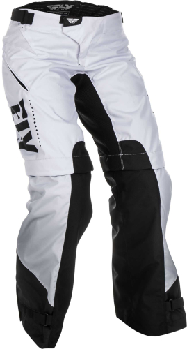 Fly Racing - Fly Racing Lite Over the Boot Womens Pants - 372-65410 - White/Black - 13/14