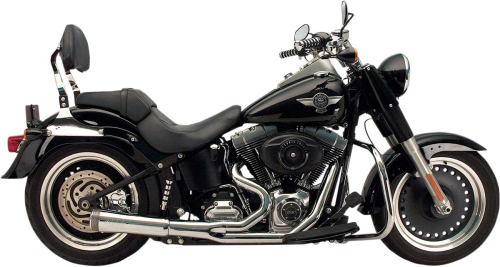 SuperTrapp - SuperTrapp Fat Shot 2-Into-1 Exhaust System - Chrome - 828-74680