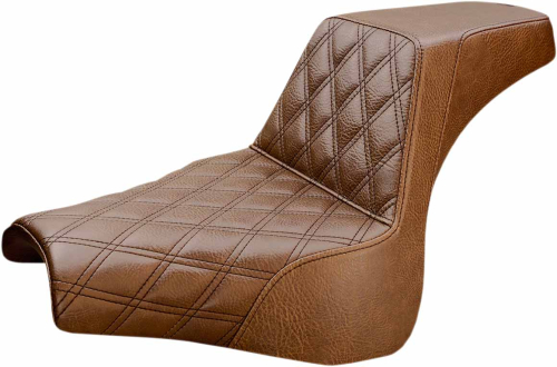 Saddlemen - Saddlemen Step-Up Front LS Seat - Brown Diamond - 818-28-172BR
