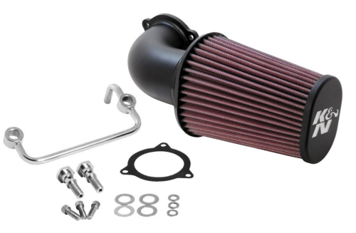 K&N Engineering - K&N Engineering Aircharger Performance Intake System - Textured Black - 57-1122