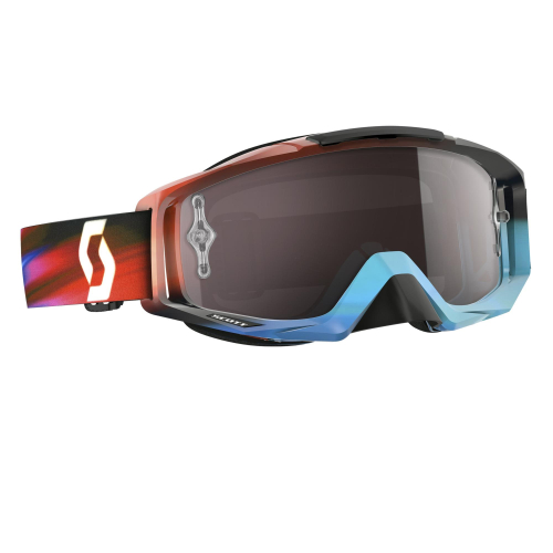 Scott USA - Scott USA Tyrant Goggles - 240585-4975269 - Speed Blue/Red / Silver Chrome Works Lens - OSFM