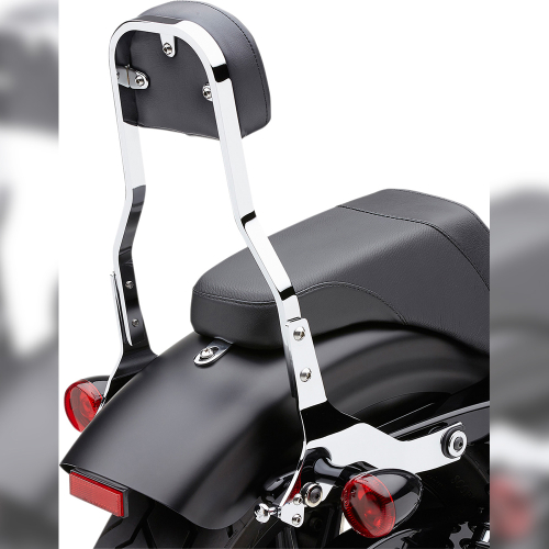 Cobra - Cobra Short Detachable Backrest - Chrome - 602-2041