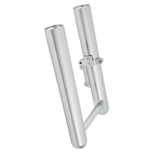 Arlen Ness - Arlen Ness Hot Legs Single Disc Fork Leg Set - Smooth - Chrome - 06-550