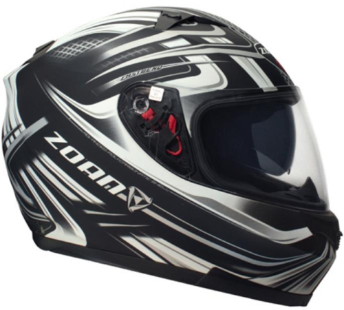Zoan - Zoan Blade SV Reborn Graphics Snow Helmet with Electric Shield - 035-299SN/E - Matte White - 3XL