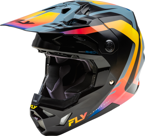 Fly Racing - Fly Racing Formula CP Krypton Helmet - 73-0038XS - Gray/Black/Electric Fade - X-Small