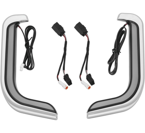Kuryakyn - Kuryakyn Tracer Lower Fairing Accent Lights - Chrome - 2956