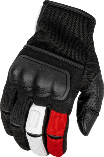 Fly Racing - Fly Racing Coolpro Force Gloves - 476-41272X - Black/White/Red - 2XL