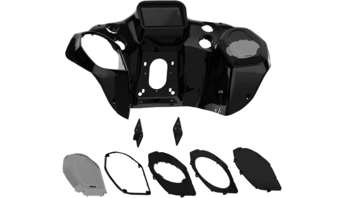 Saddle Tramp - Saddle Tramp Inner Fairing - Gloss Black - 95-HDIF2
