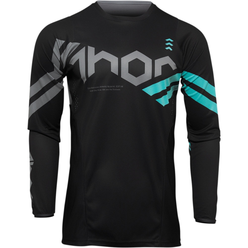 Thor - Thor Pulse Cube Jersey - 2910-6542 - Black/Mint - Medium