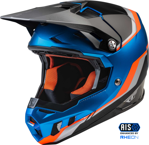 Fly Racing - Fly Racing Formula CC Driver Helmet - 73-4312L - Blue/Orange/Black - Large