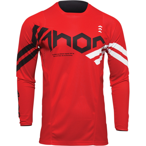 Thor - Thor Pulse Cube Jersey - 2910-6557 - Red/White - 2XL