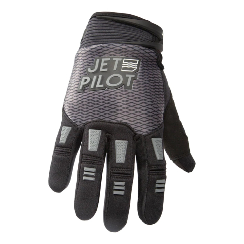 Jetpilot - Jetpilot Hold Fast Full Gloves - JP22300BLKGRYS - Black/Gray - Small