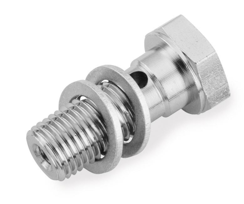 Goodridge - Goodridge Banjo Bolt - 10mm x 1.0 - Chrome - 992-03-31SCH