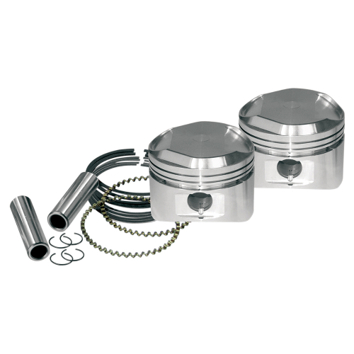 S&S Cycle - S&S Cycle Forged Piston Kit for XL1200 - Standard Bore - .010in. Oversized - 92-2017