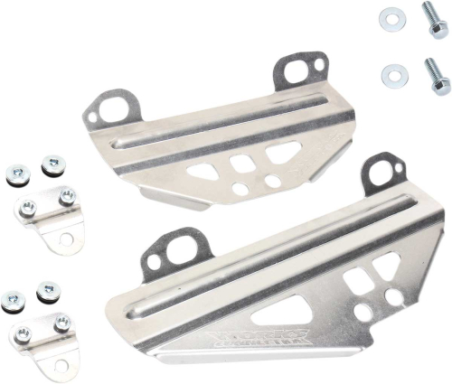 Works Connection - Works Connection Radiator Brace - Silver - 18-194