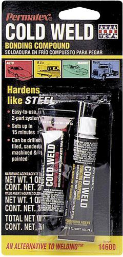 Permatex - Permatex Cold Weld Bonding Compound - Two 1oz. Tubes - 14600