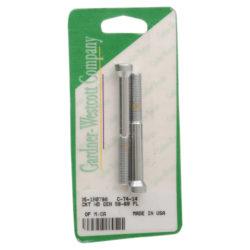 Gardner-Westcott - Gardner-Westcott Generator Chrome Socket-Head Bolt Set - Knurled - C-74-14