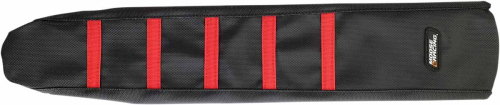 Moose Racing - Moose Racing Ribbed Seat Cover - Black/Red Ribbed - CRF25004-331RT