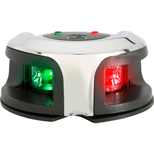 Attwood Marine - Attwood LightArmor Bow Mount Navigation Light - Stainless Steel - Bi-Color - 2NM