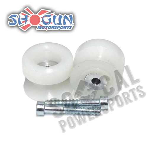 Shogun Motorsports - Shogun Motorsports Swingarm Slider - White - 701-0630