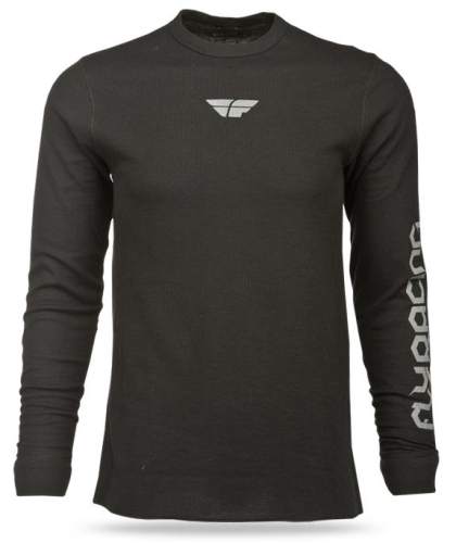 Fly Racing - Fly Racing Thermal Long Sleeve Shirt - 352-4090L - Black - Large