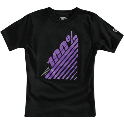 100% - 100% Eura Youth T-Shirt - 34085-001-05 - Black - Medium