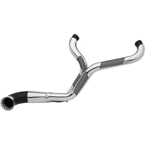 Misfit Industries - Misfit Industries NB Performance 2-Into-1 Exhaust - Chrome/Black - NBCSTC2000
