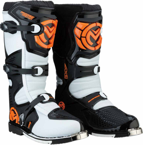 Moose Racing - Moose Racing M1.3 Boots with MX Sole - 3410-1994 - Orange/White - 13
