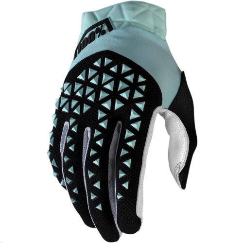 100% - 100% Airmatic Gloves - 10012-323-11 - Sky Blue/Blue - Medium