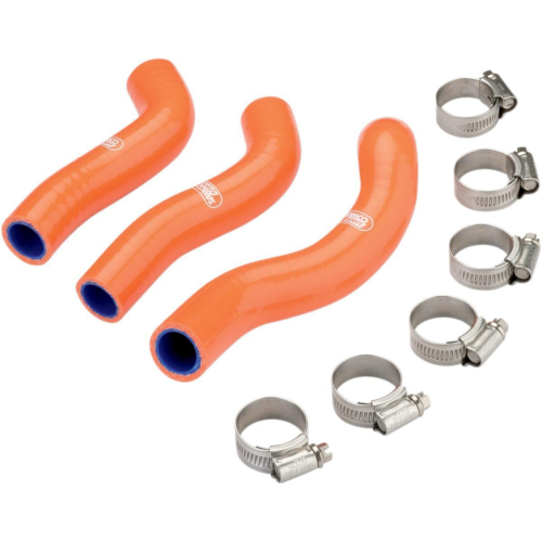 Moose Racing - Moose Racing Radiator Hose/Clamp Kit - Orange - MBU-KTM-56-OR