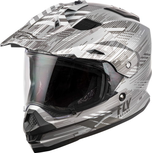 Fly Racing - Fly Racing Trekker Quantum Helmet - 73-7018M - Gray - Medium
