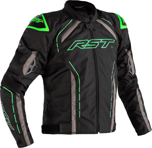 RST - RST S1 CE Jacket - 102559NEO-50 - Black/Gray/Neon Green - 3XL